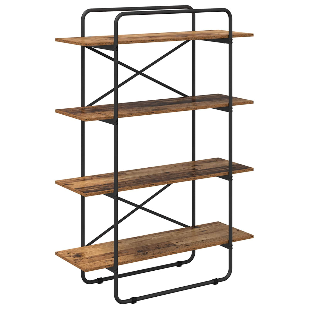 Boekenrek 4-laags 100 x 35 x 140 cm PB Eikenhout