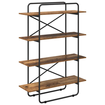 Boekenrek 4-laags 100 x 35 x 140 cm PB Eikenhout