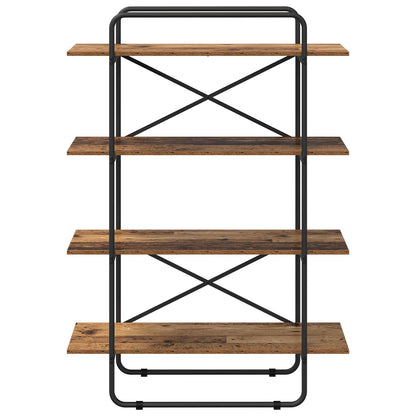 Boekenrek 4-laags 100 x 35 x 140 cm PB Eikenhout