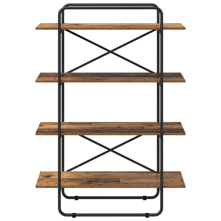 Boekenrek 4-laags 100 x 35 x 140 cm PB Eikenhout
