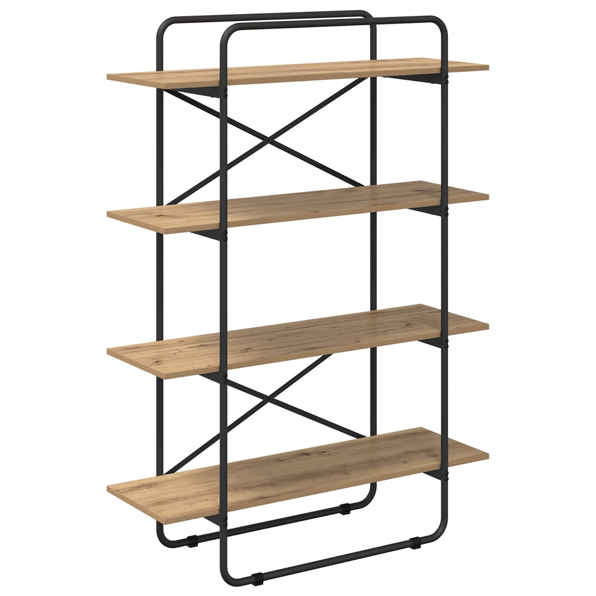 Boekenrek 4-laags 100 x 35 x 140 cm PB Artisanaal eiken