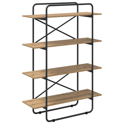 Boekenrek 4-laags 100 x 35 x 140 cm PB Artisanaal eiken