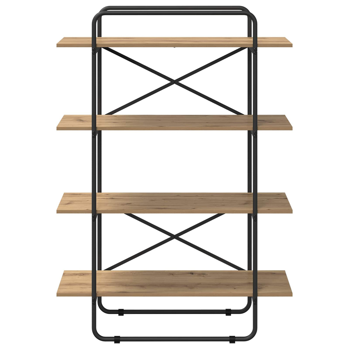 Boekenrek 4-laags 100 x 35 x 140 cm PB Artisanaal eiken