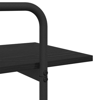 Boekenrek 3-laags 100 x 35 x 105 cm PB Zwart eiken