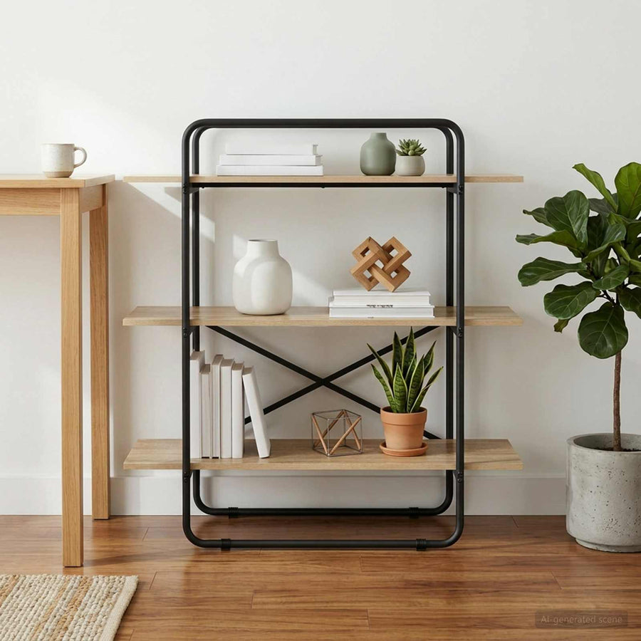 Boekenrek 3-laags 100 x 35 x 105 cm PB Sonoma Eiken
