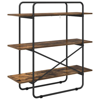 Boekenrek 3-laags 100 x 35 x 105 cm PB Gerookt eiken
