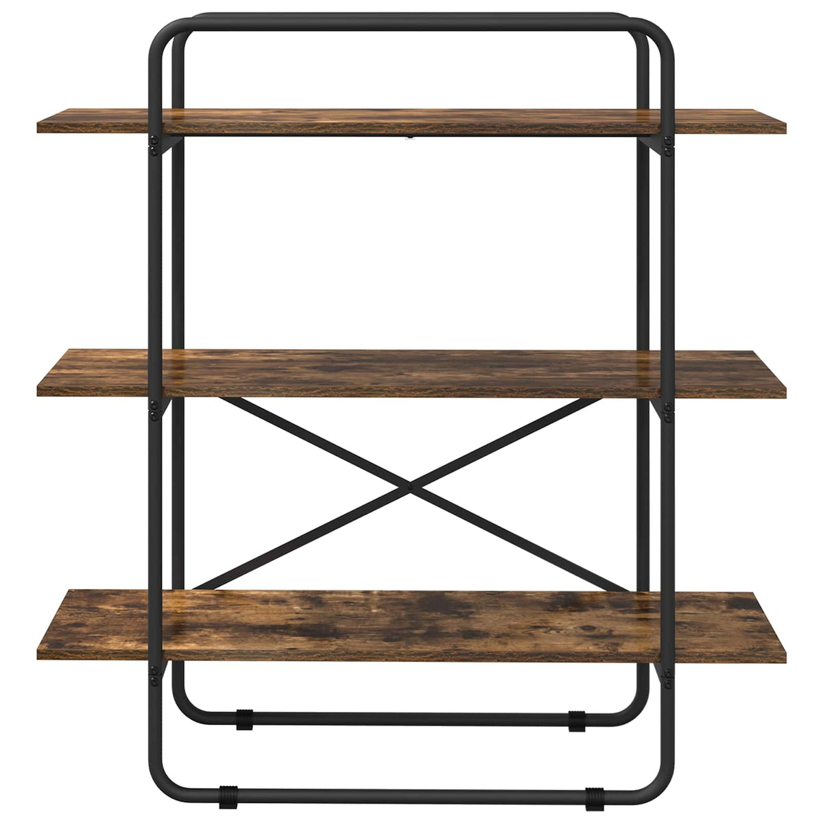 Boekenrek 3-laags 100 x 35 x 105 cm PB Gerookt eiken