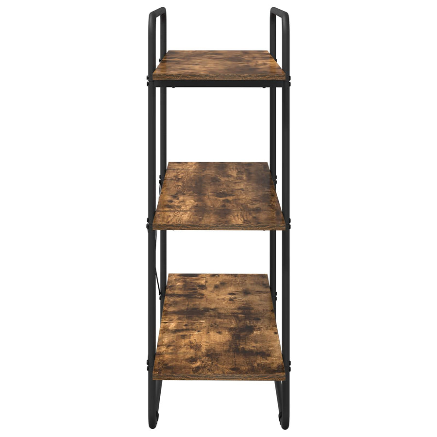 Boekenrek 3-laags 100 x 35 x 105 cm PB Gerookt eiken