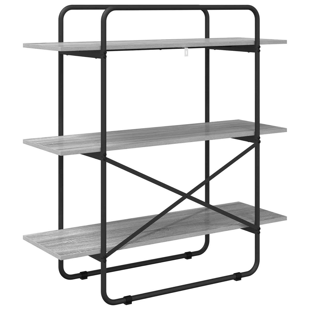 Boekenrek 3-laags 100 x 35 x 105 cm PB Grijs Sonoma