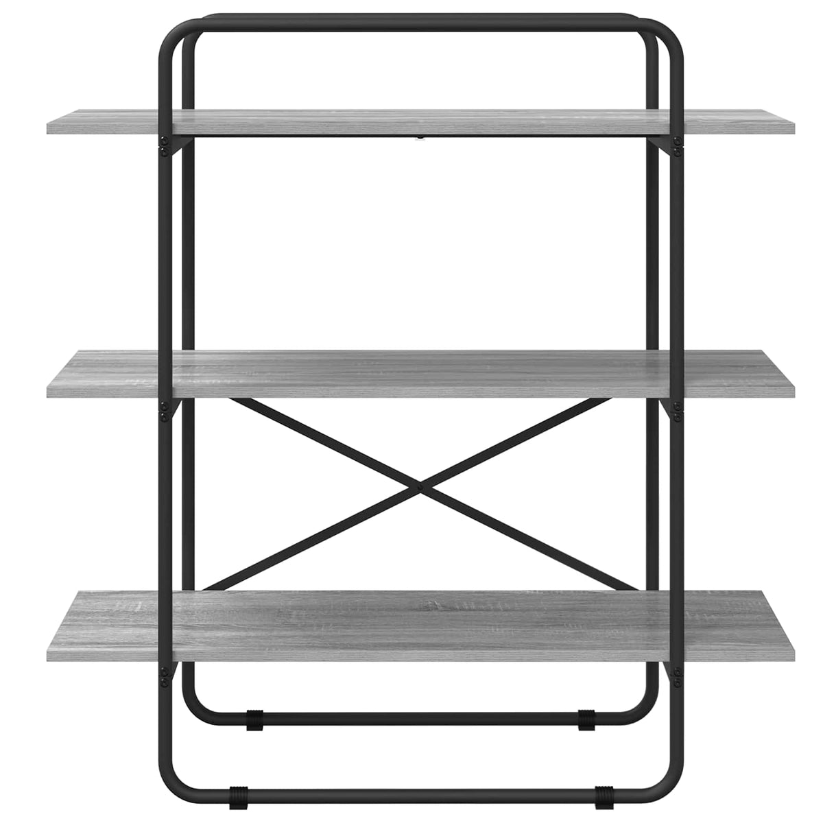 Boekenrek 3-laags 100 x 35 x 105 cm PB Grijs Sonoma