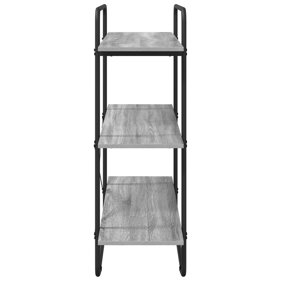 Boekenrek 3-laags 100 x 35 x 105 cm PB Grijs Sonoma