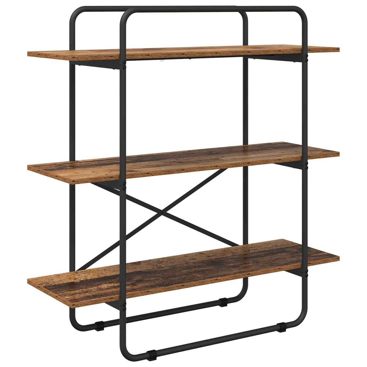Boekenrek 3-laags 100 x 35 x 105 cm PB Eikenhout