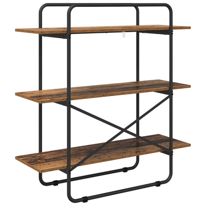Boekenrek 3-laags 100 x 35 x 105 cm PB Eikenhout