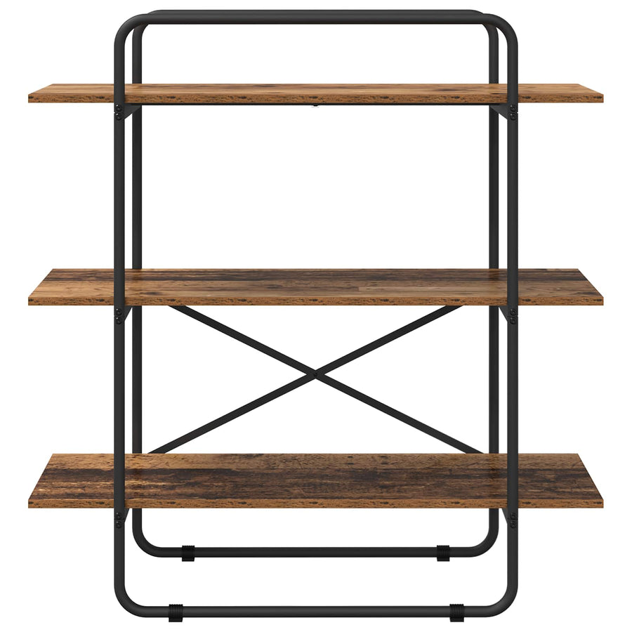 Boekenrek 3-laags 100 x 35 x 105 cm PB Eikenhout