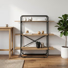 Boekenrek 100x35x105 cm PB artisanaal eiken