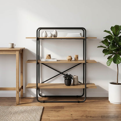 Boekenrek 3-laags 100 x 35 x 105 cm PB Artisanaal eiken