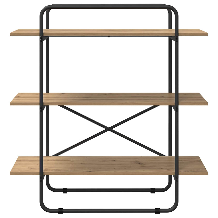 Boekenrek 3-laags 100 x 35 x 105 cm PB Artisanaal eiken
