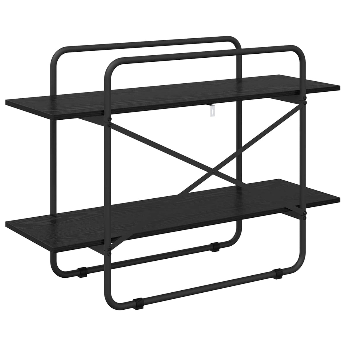 Boekenrek 2-laags 100 x 35 x 70 cm PB Zwart eiken