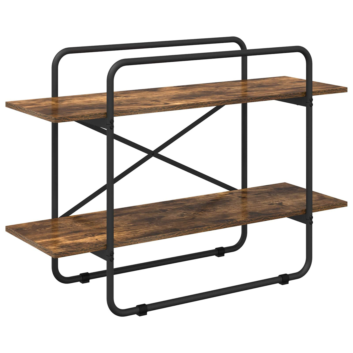 Boekenrek 2-laags 100 x 35 x 70 cm PB Gerookt eiken