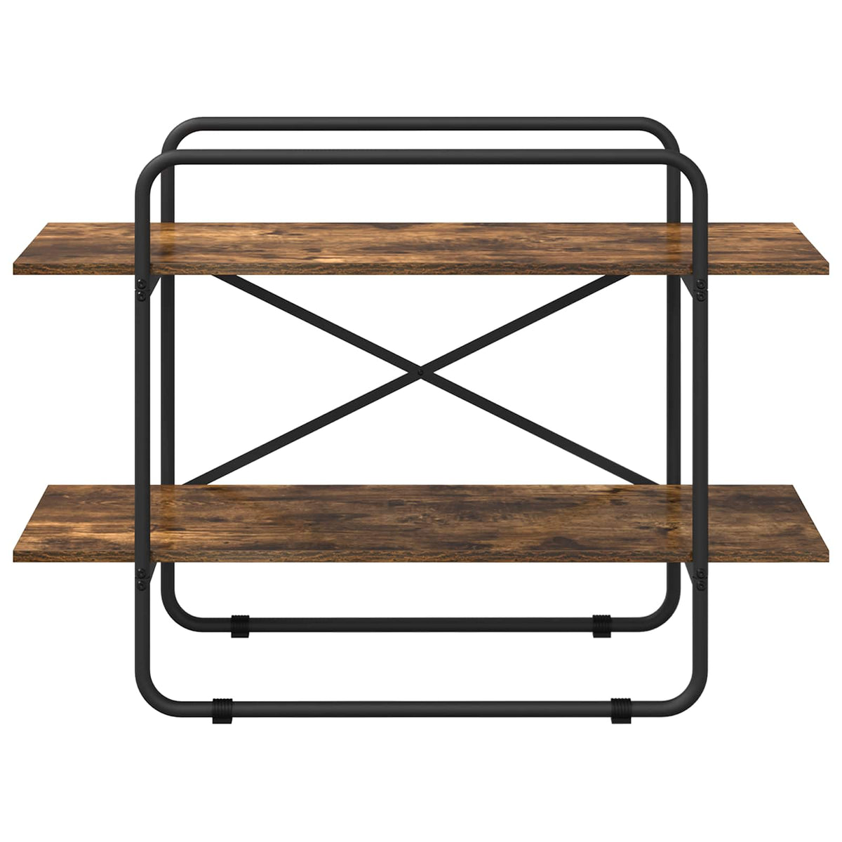 Boekenrek 2-laags 100 x 35 x 70 cm PB Gerookt eiken
