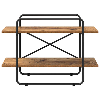 Boekenrek 2-laags 100 x 35 x 70 cm PB Eikenhout