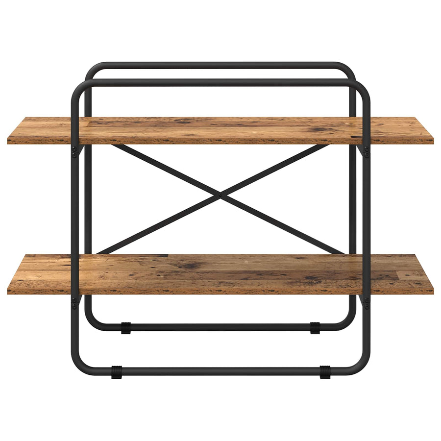 Boekenrek 2-laags 100 x 35 x 70 cm PB Eikenhout