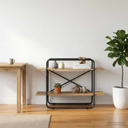Boekenrek 100x35x70 cm PB artisanaal eiken