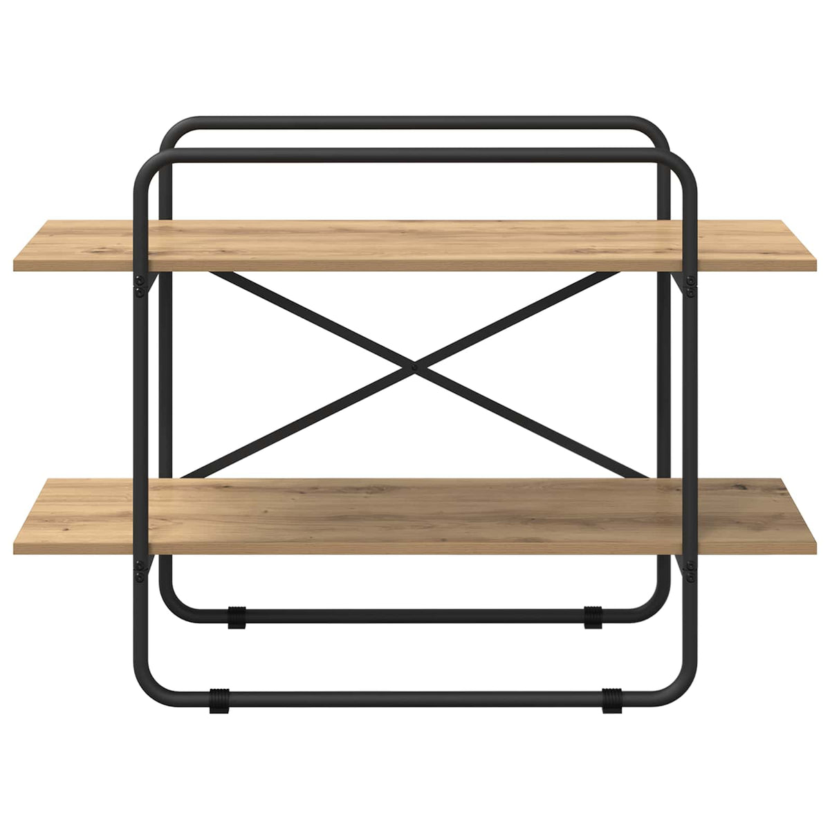 Boekenrek 2-laags 100 x 35 x 70 cm PB Artisanaal eiken