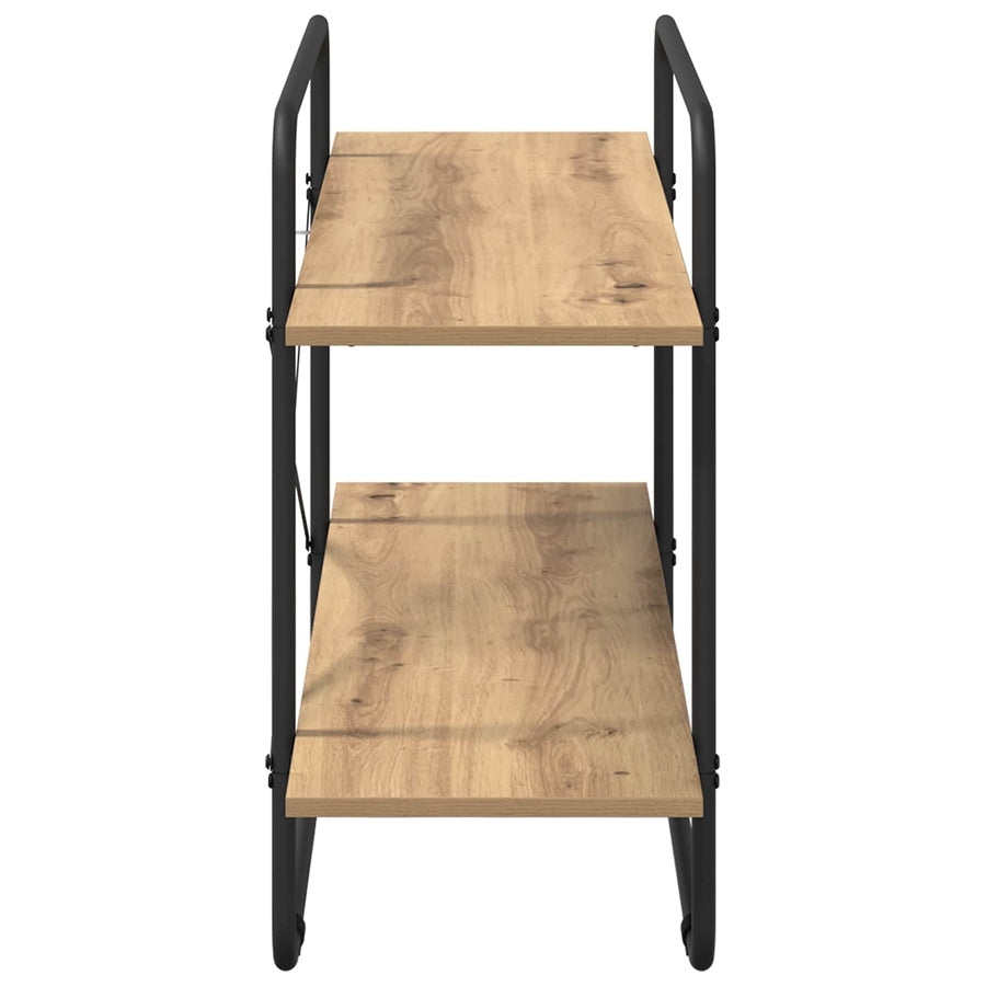 Boekenrek 2-laags 100 x 35 x 70 cm PB Artisanaal eiken