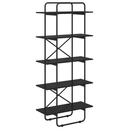 Boekenrek 5-laags 80 x 35 x 175,5 cm PB Zwart eiken