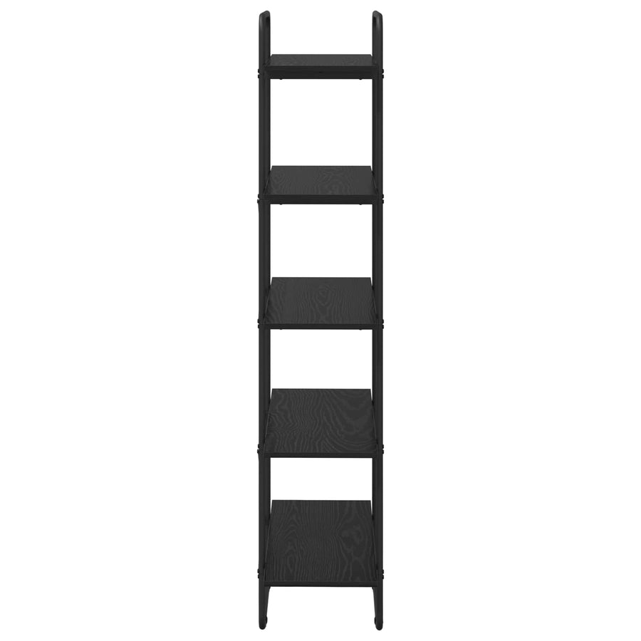 Boekenrek 5-laags 80 x 35 x 175,5 cm PB Zwart eiken