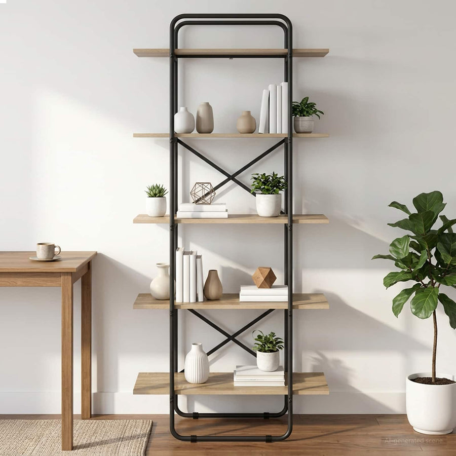 Boekenrek 5-laags 80 x 35 x 175,5 cm PB Sonoma Eiken
