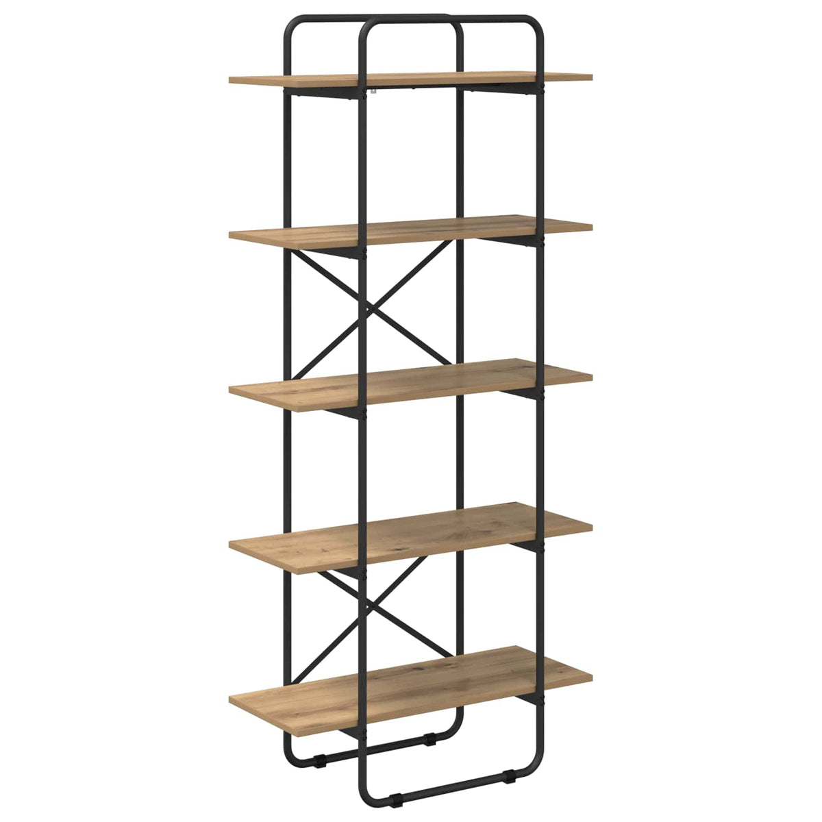 Boekenrek 5-laags 80 x 35 x 175,5 cm PB Artisanaal eiken