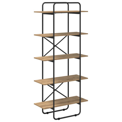 Boekenrek 5-laags 80 x 35 x 175,5 cm PB Artisanaal eiken