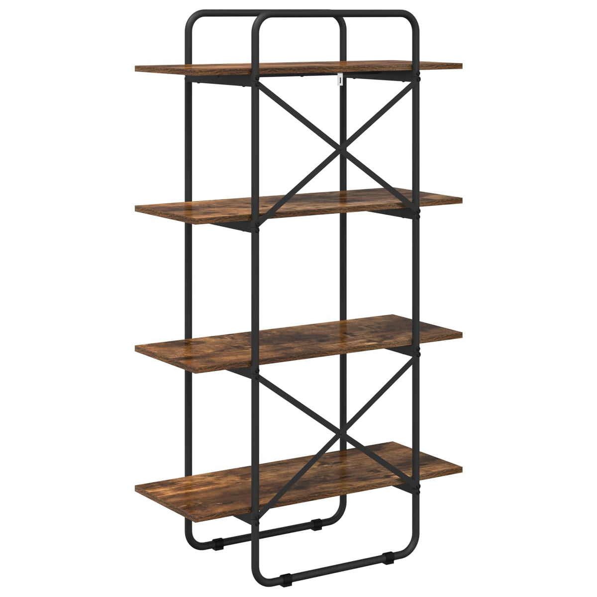 Boekenrek 4-laags 80 x 35 x 140 cm PB Gerookt eiken