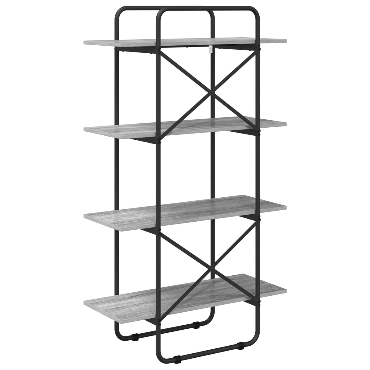 Boekenrek 4-laags 80 x 35 x 140 cm PB Grijs Sonoma