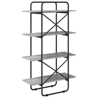 Boekenrek 4-laags 80 x 35 x 140 cm PB Grijs Sonoma