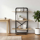 Boekenrek 3-laags 80x35x105 cm Sonoma Eiken