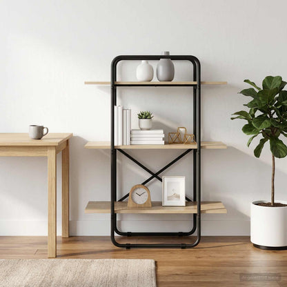 Boekenrek 3-laags 80 x 35 x 105 cm PB Sonoma Eiken