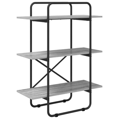 Boekenrek 3-laags 80 x 35 x 105 cm PB Grijs Sonoma