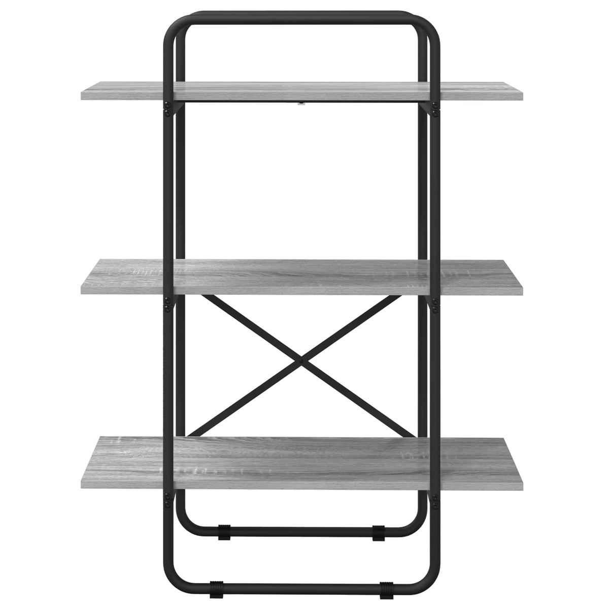 Boekenrek 3-laags 80 x 35 x 105 cm PB Grijs Sonoma