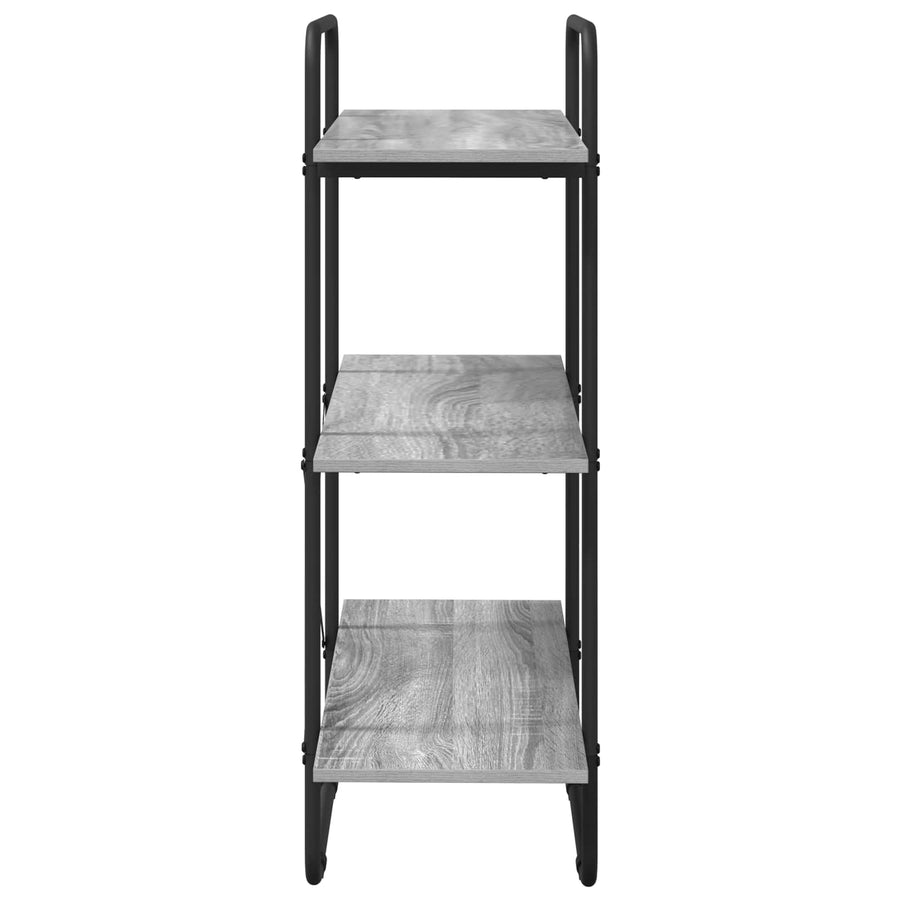 Boekenrek 3-laags 80 x 35 x 105 cm PB Grijs Sonoma