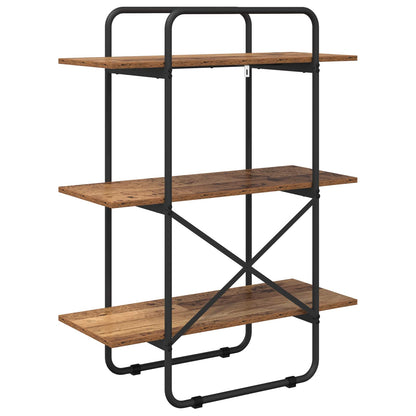 Boekenrek 3-laags 80 x 35 x 105 cm PB Eikenhout