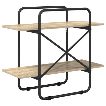 Boekenrek 2-laags 80 x 35 x 70 cm PB Sonoma Eiken
