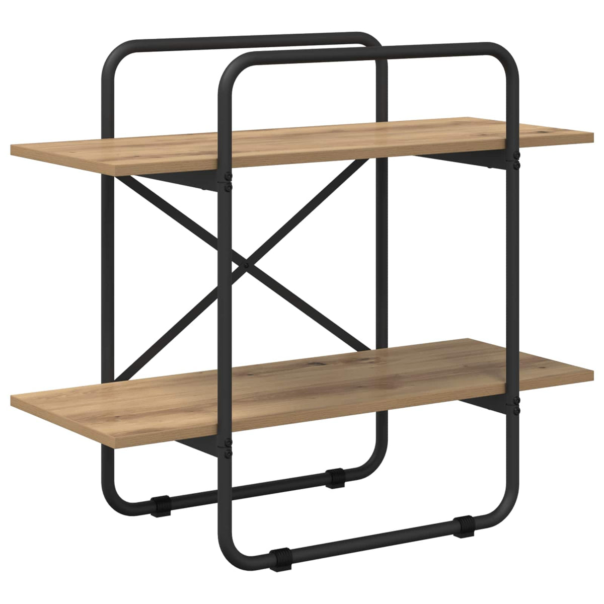 Boekenrek 2-laags 80 x 35 x 70 cm PB Artisanaal eiken