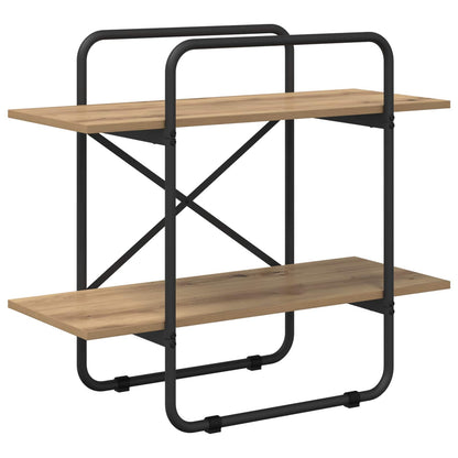 Boekenrek 2-laags 80 x 35 x 70 cm PB Artisanaal eiken