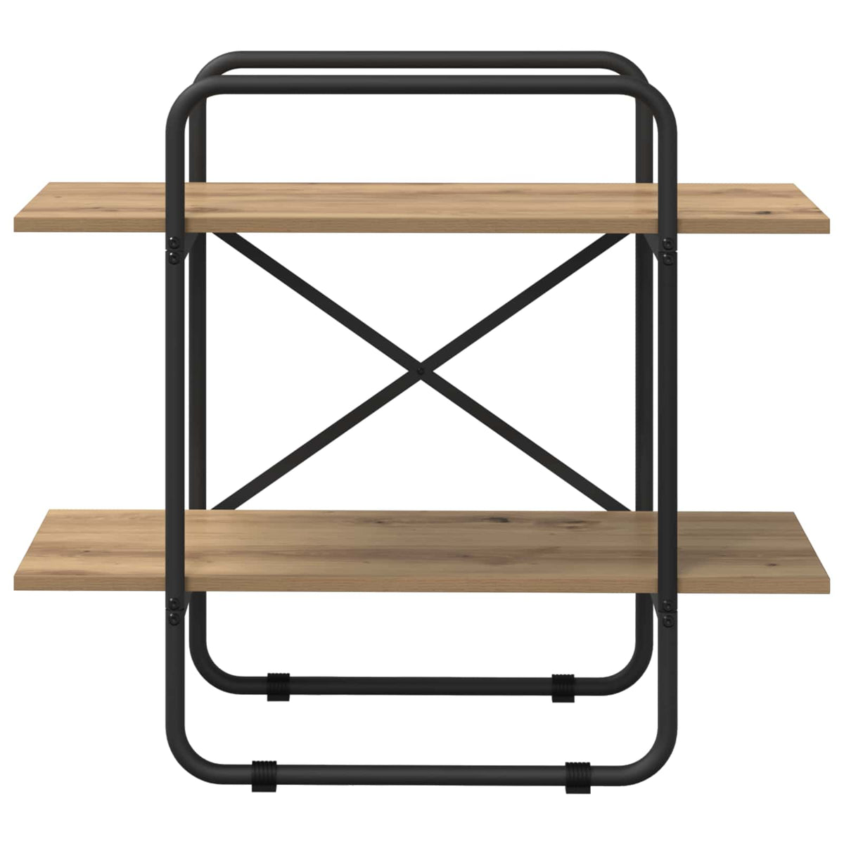 Boekenrek 2-laags 80 x 35 x 70 cm PB Artisanaal eiken