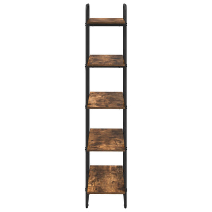 Boekenrek 5-laags 60 x 35 x 175,5 cm PB Gerookt eiken