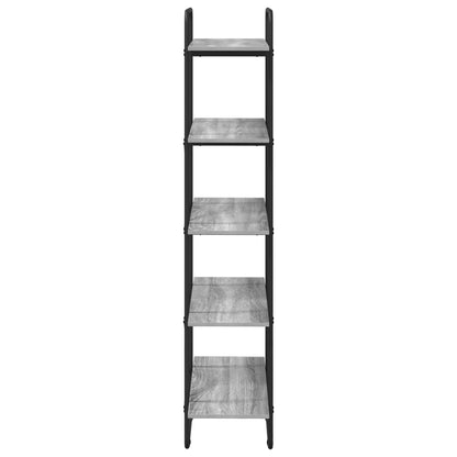 Boekenrek 5-laags 60 x 35 x 175,5 cm PB Grijs Sonoma