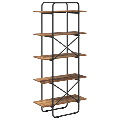 Boekenrek 5-laags 60 x 35 x 175,5 cm PB Eikenhout